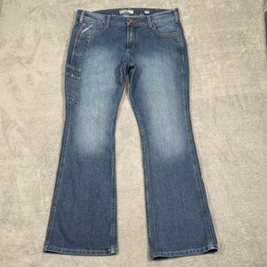 Ariat Rebar Sofia Mid Rise Bootcut Jeans Womens 33R DuraStretch Western Work Alt